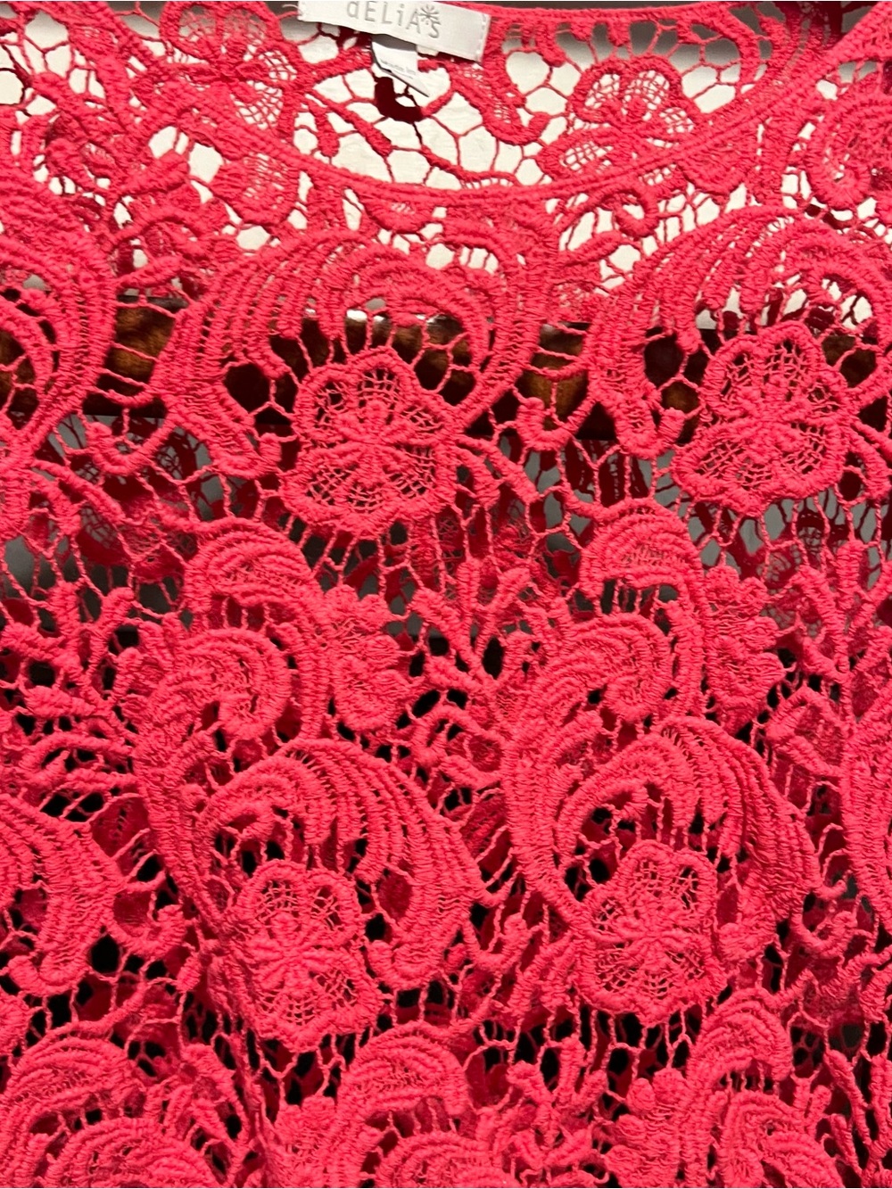 dELiA*s Crochet Crop Top - Picture 2 of 4